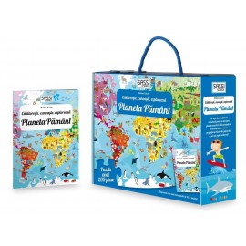 Sassi Planeta Pamant: Puzzle si Carte Educativa - imagine 3
