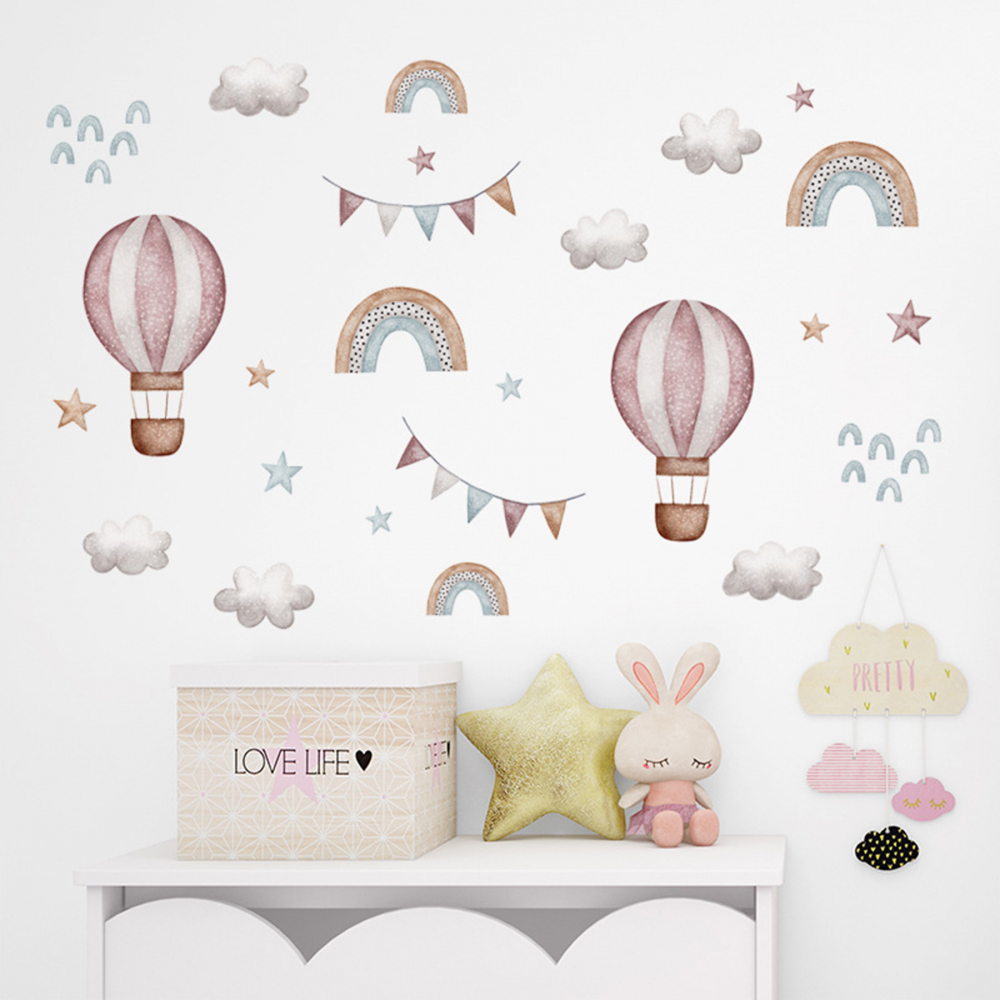 Sticker Baloane SIPO 86x64 cm Curcubeu - imagine 4