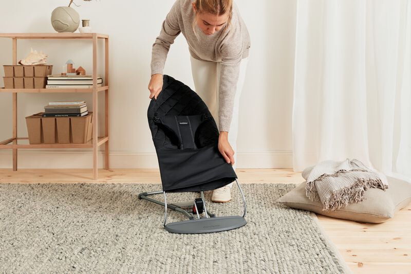 Balansoar BabyBjorn Bliss Black, Matlasat - imagine 5