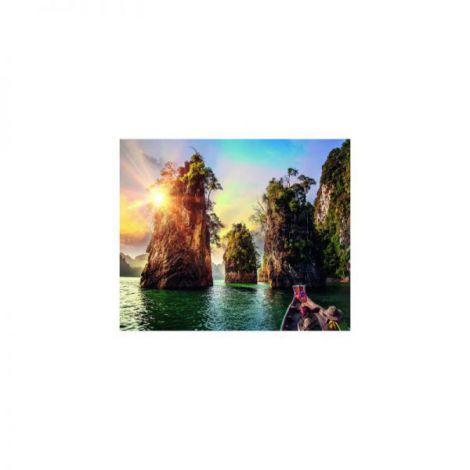 Puzzle Lacul Cheow, 1000 piese, Ravensburger - imagine 2