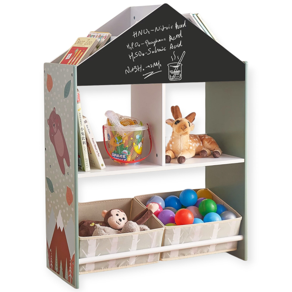 Organizator lemn Ginger Home cu tabla Forest - imagine 4