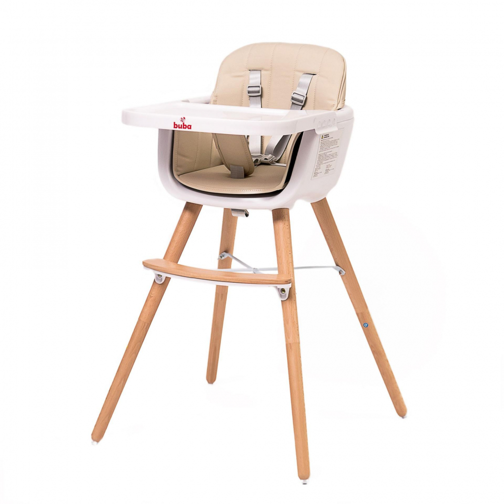 Scaun masă Buba Carino 2-in-1 lemn fag - imagine 4