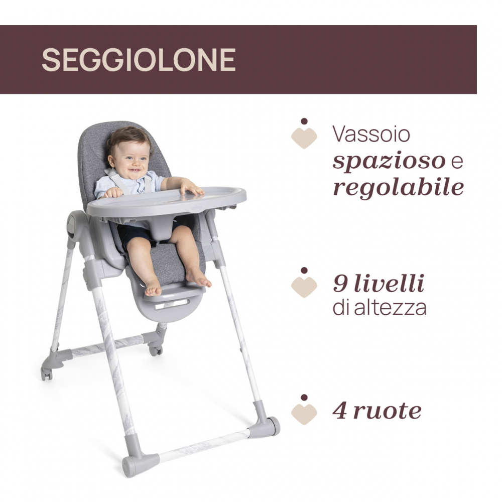 Scaun Chicco Polly Armonia - Ergonomic 0+ - imagine 6