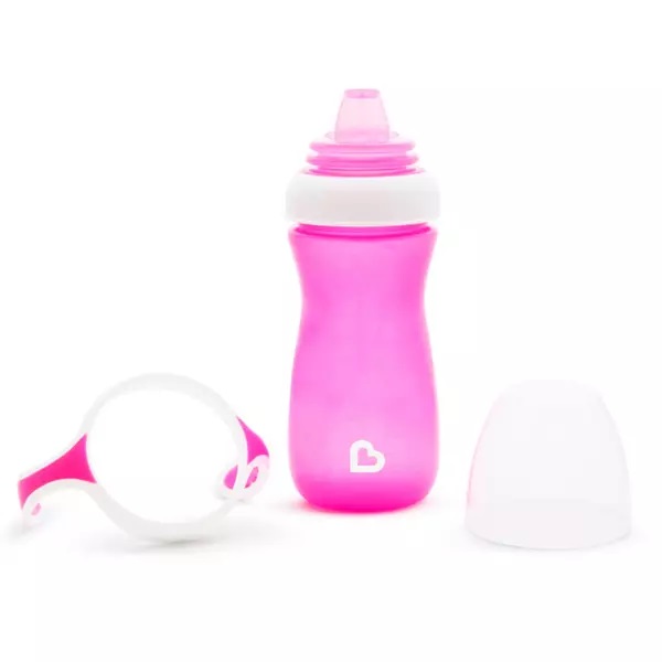 Cana Tranzitie Munchkin Gentle Pink, 296ml - imagine 5