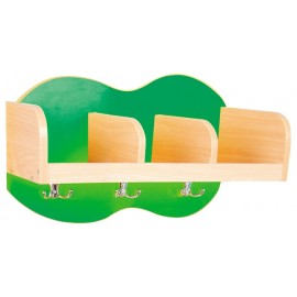 Cuier Cloud 3 Verde - Moje Bambino pentru Camere Copii
