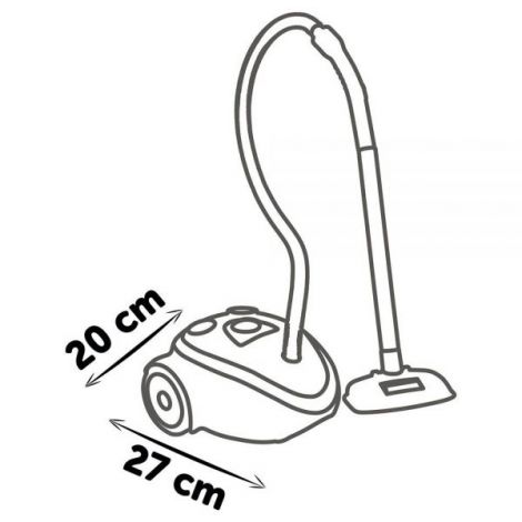 Aspirator Smoby Vacuum Cleaner cu Sunete Reale - imagine 4