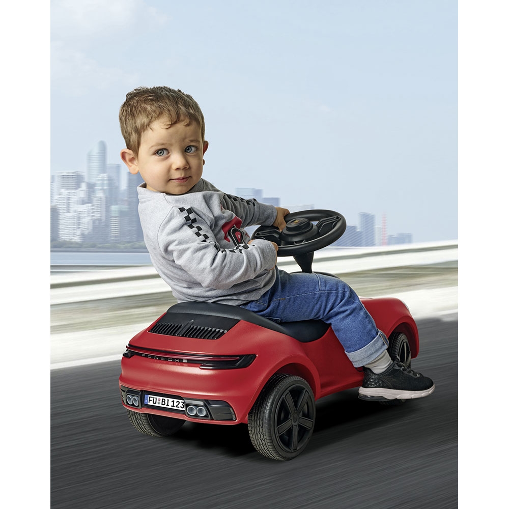 Big Baby Masina Porsche 911 Fara Pedale, 1.5-50kg - imagine 7