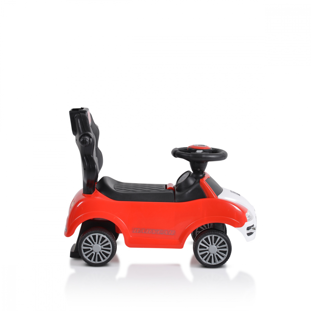 Moni Rider 2in1 Red - Masinuta de impins cu maner - imagine 2