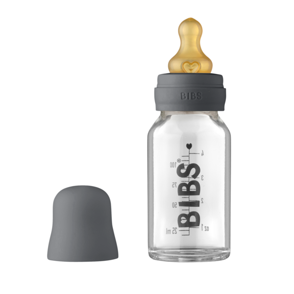 Biberon Anticolici Bibs Iron 110 ml Sticlă - imagine 4