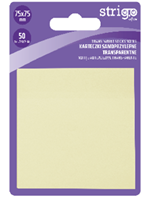 Notite Adezive Strigo 75A, Galben, 50 File