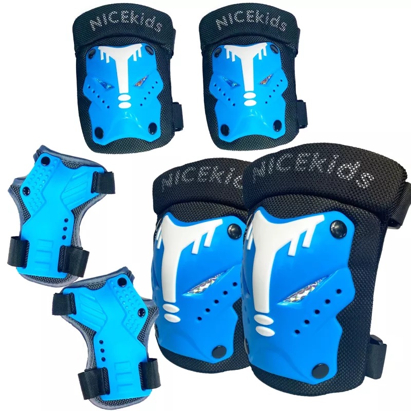 Set Protectii Nicekids Copii S M Albastru - imagine 9