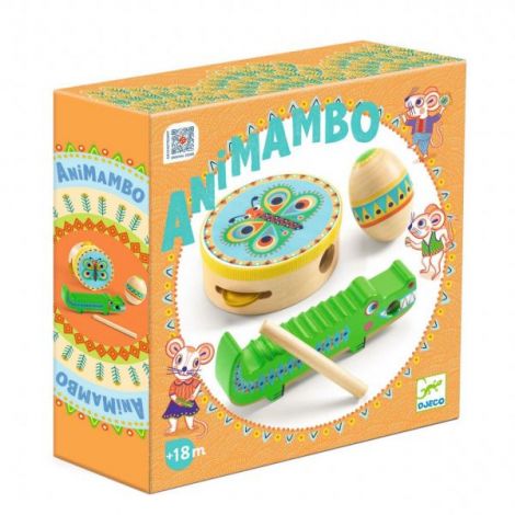 Set Percutie Djeco Animambo 3 Instrumente