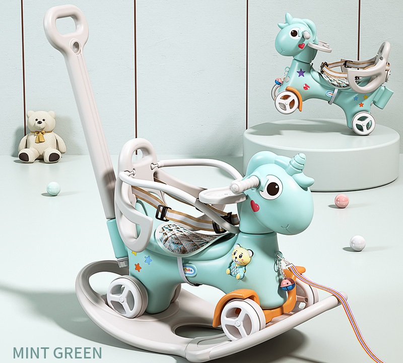Balansoar 3 in 1 Nichiduta Unicorn Blue - imagine 2
