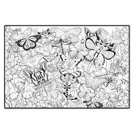 Poster Colorat Fluturi Melissa & Doug - Creativitate