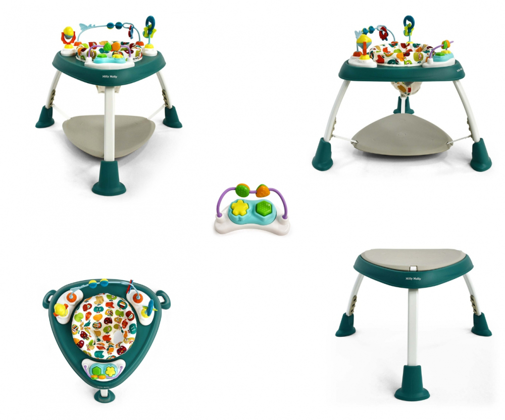 Centru Activitati 360° Milly Mally Bounzee Green - imagine 3