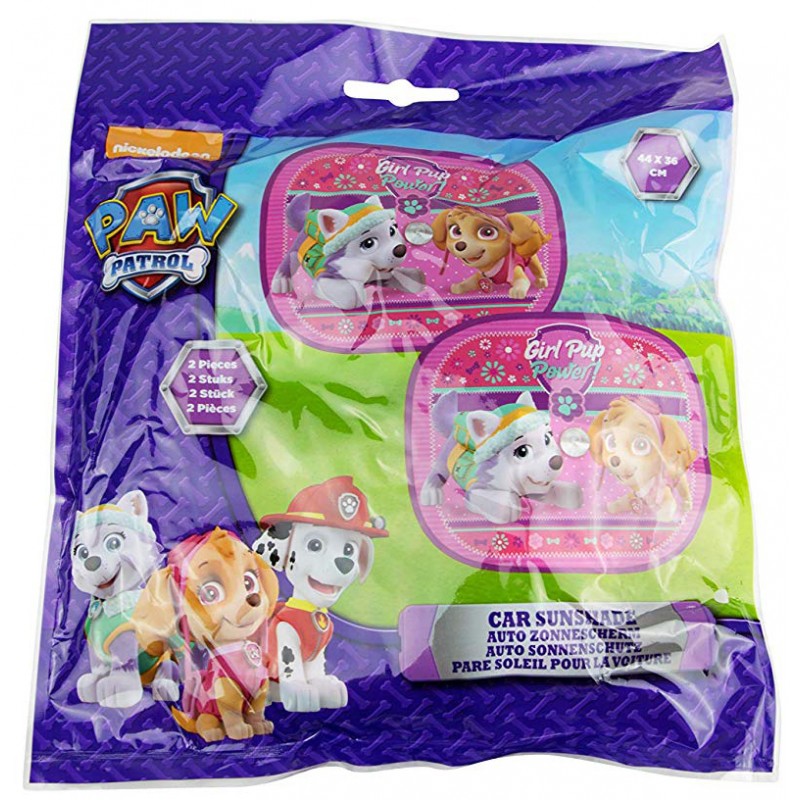 Set 2 Parasolare Auto Paw Patrol Girl - imagine 2