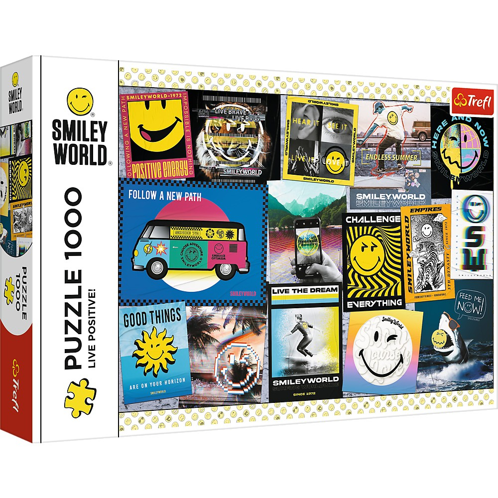 Puzzle Trefl 1000 - Trăiește Pozitiv