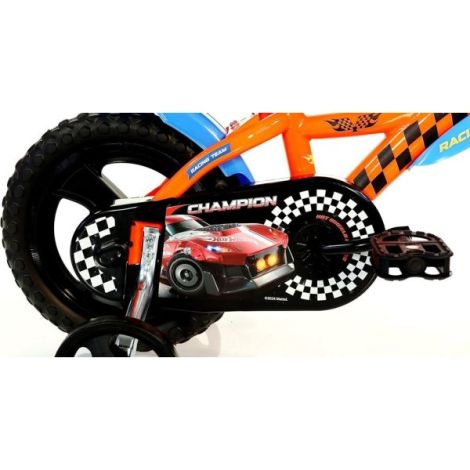 Bicicleta Dino Bikes Hot Wheels 12" copii - imagine 3