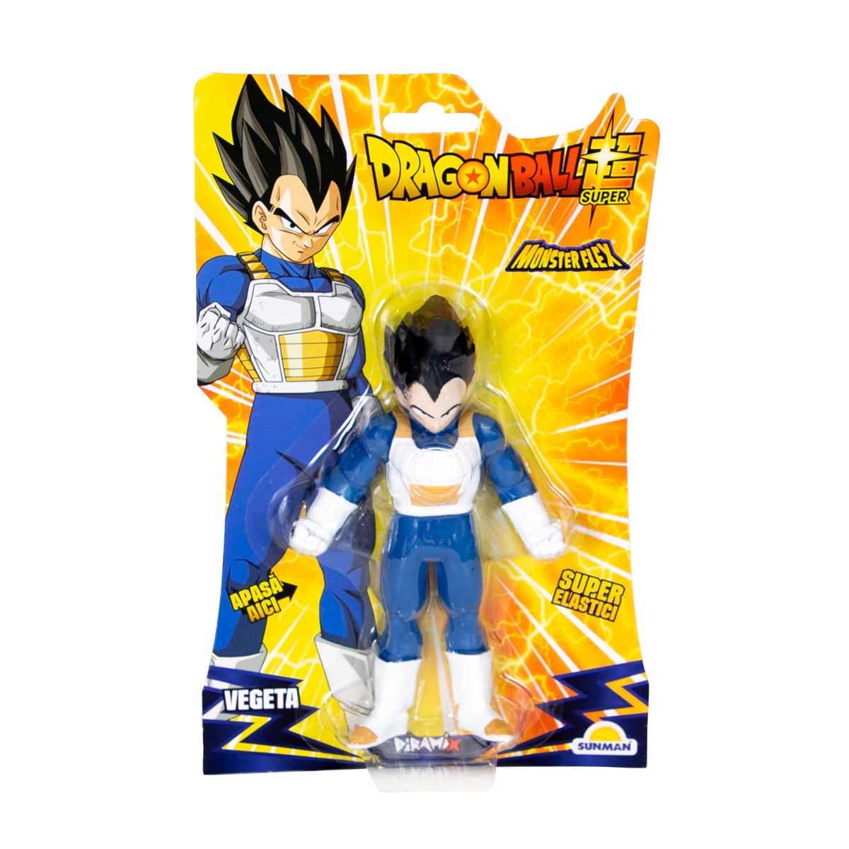Figurina Monster Flex Vegeta Dragon Ball Z Super Flexibilă