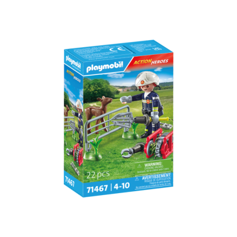 Playmobil Misiunea Pompierului Salvare Animale