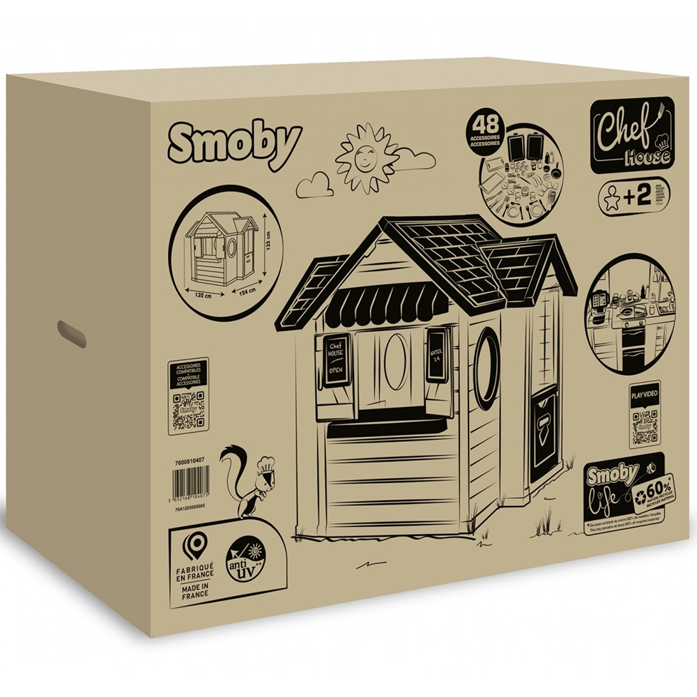 Casuta Bucătar Smoby Life Chef House - imagine 8