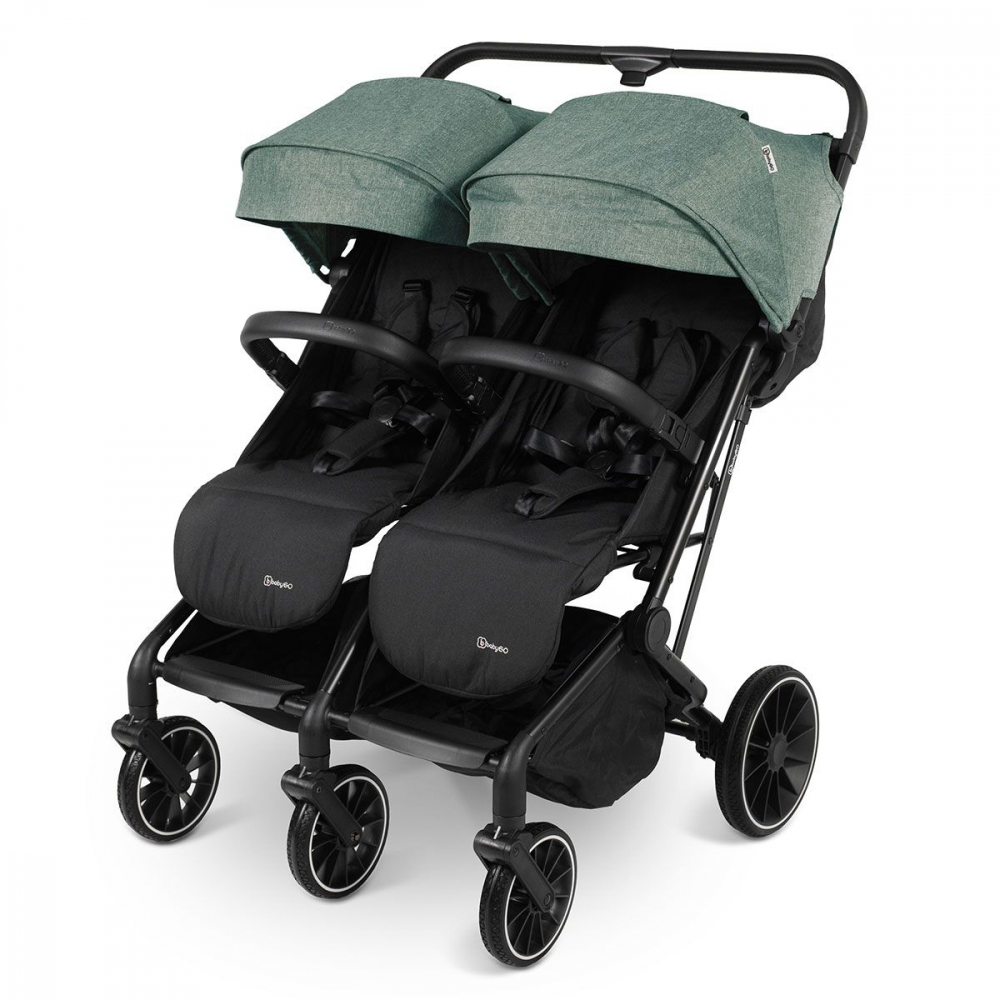 Carucior Gemeni BabyGo GoTwince Green - imagine 9