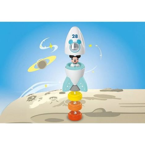 Playmobil Junior Racheta Mickey | Jucărie Spațială - imagine 4