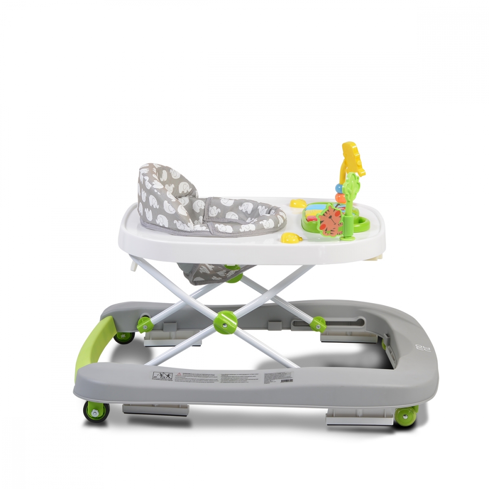 Premergator 2 in 1 Moni Zoo Grey | Primii Pasi Siguri - imagine 5