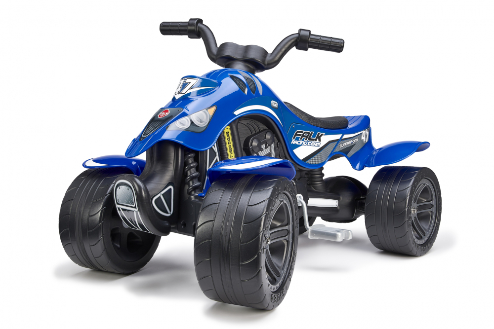 ATV Falk Racing Team Albastru cu Pedale