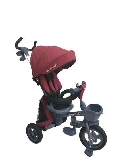 Tricicleta Pliabilă Bebe Royal Milano Plus Rosu - imagine 3
