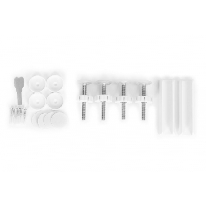 Poarta Siguranta Ecotoys Alb 74-105cm - imagine 7
