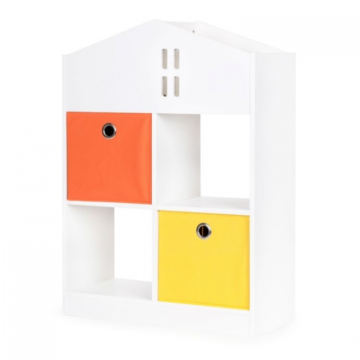 Organizator Jucării Ecotoys ZKB-3, Casuță Lemn - imagine 3