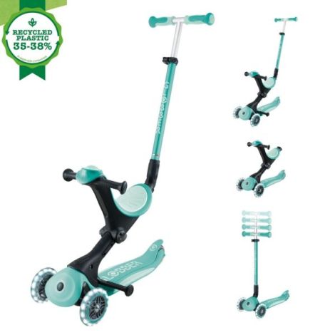 Globber Go-Up 4in1 Deluxe Eco Verde - Trotineta Evolutiva