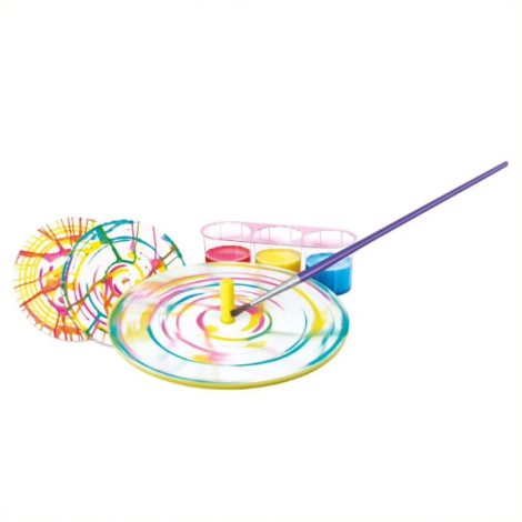 LittleCraft Roata Pictorului Spin Art 4M - Creativitate - imagine 3