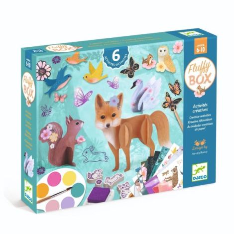 Atelier creativ Djeco 6-în-1 Animalute