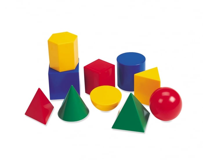 Learning Resources Corpuri Geometrice Educative 10 Piese