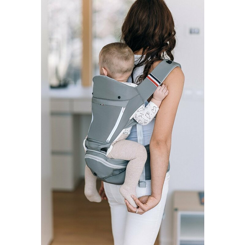 Marsupiu FreeON 6 in 1 Easy Mode Grey - imagine 6