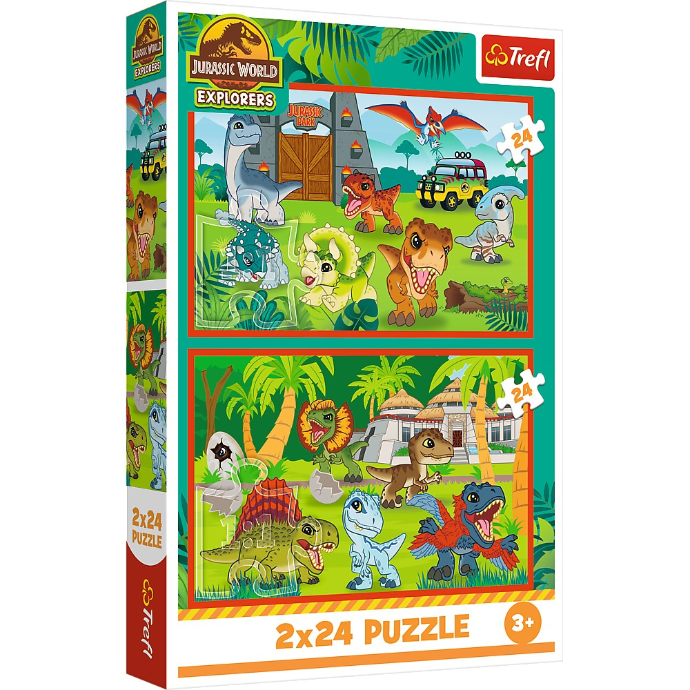 Puzzle Trefl Jurassic World 2x70 Piese