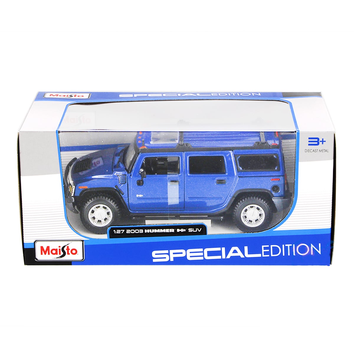Maisto Hummer H2 Albastru 1:27 | Macheta Metalica