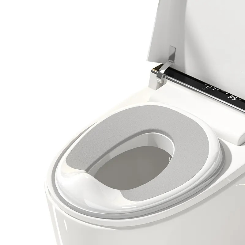 Reductor WC Little Mom Pink, ergonomic pentru copii - imagine 5