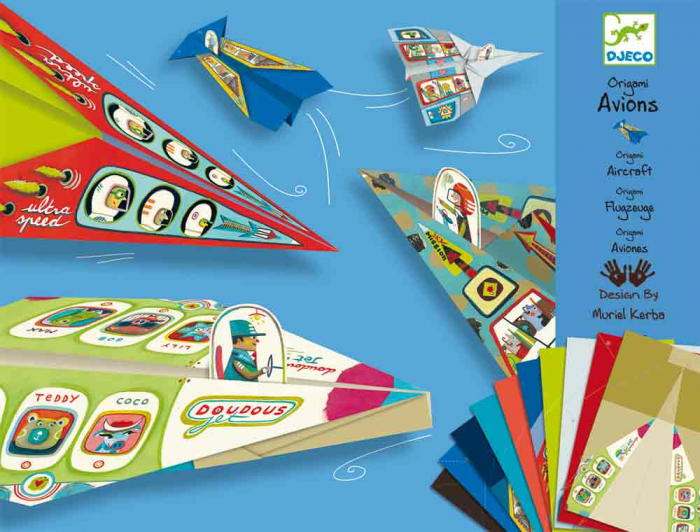 Set Origami Avioane Djeco - Creativitate și Distracție
