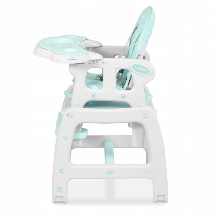 Scaun de masa 5 in 1 Ricokids Sinco Turcoaz - imagine 2