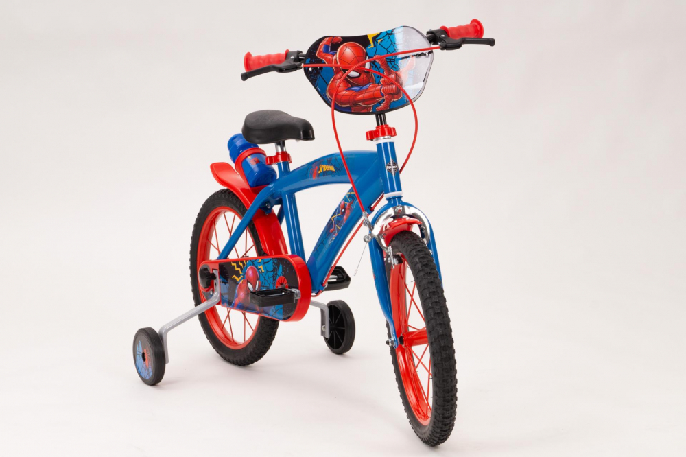 Bicicleta Huffy Spiderman 16 inch cu roti ajutatoare - imagine 2