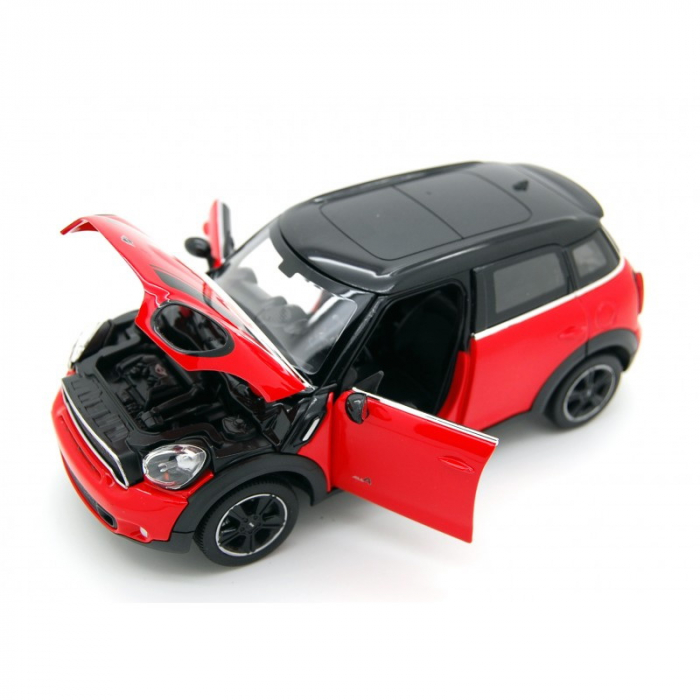 Mașinuță Metalică MiniCooper Roșu 1:24 Rastar