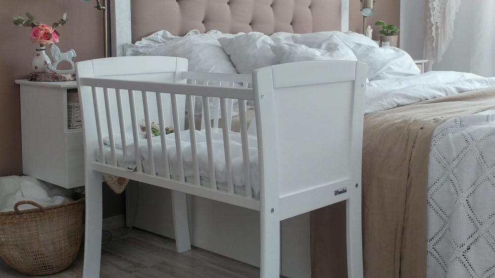 Patut Co-Sleeping Woodies Alb 90x40 cm - imagine 5