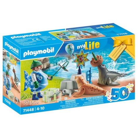 Playmobil Hranirea Animalelor - Joc Educativ