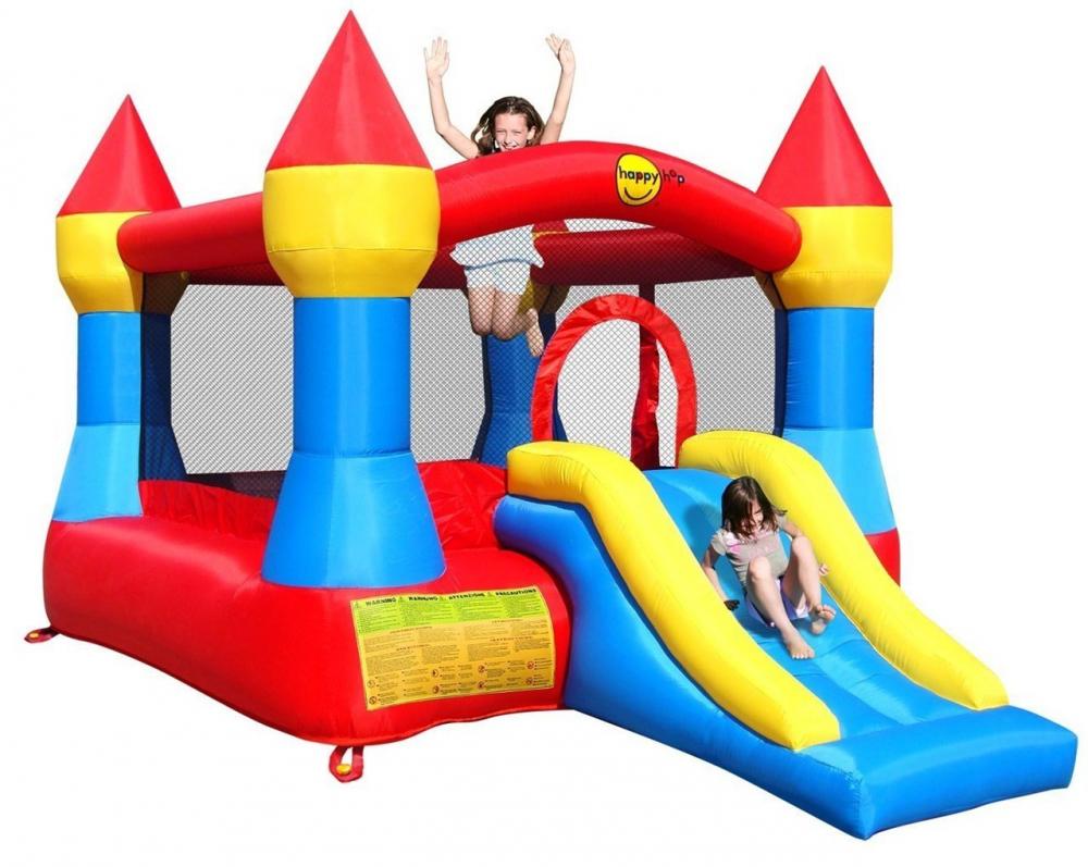 Saltea Gonflabilă Castel cu Tobogan Happy Hop - imagine 2