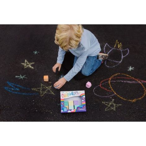 Ooly Chalk-O-Rama 12 Cuburi Creta Lavabila - imagine 7