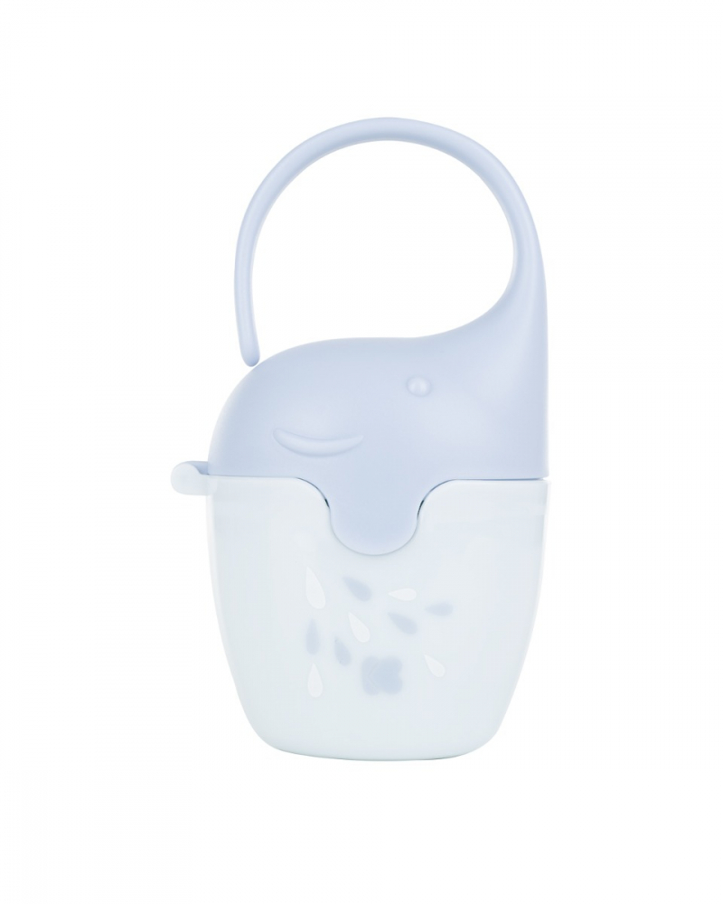 Cutie Suzete KikkaBoo Elephant Blue, Agățare Universală - imagine 4