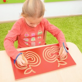 Tabletă labirint măr Moje Bambino | Dexteritate - imagine 2